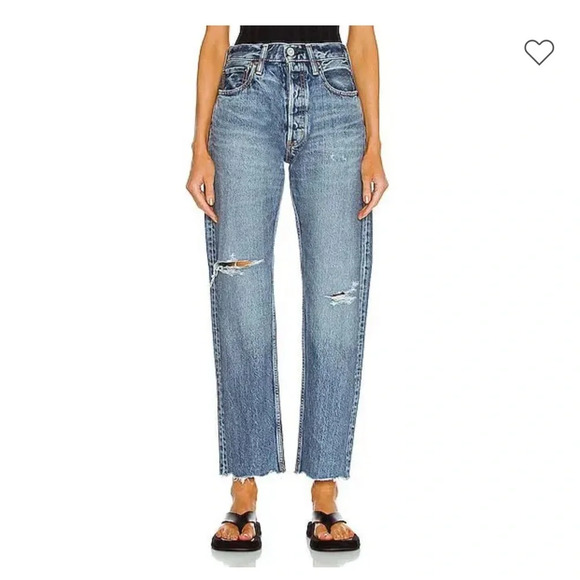 Moussy Vintage Morganfield wide straight size 25 - Picture 1 of 7